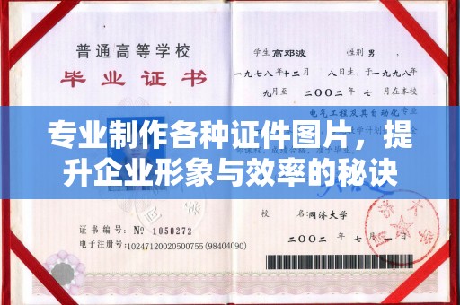 易县专业制作各种证件图片，提升企业形象与效率的秘诀